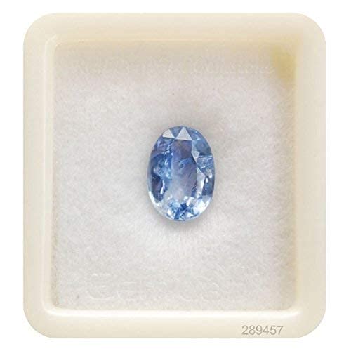 Gems Certified Unheated Untreatet 4.25 Ratti 3.30 Carat AA++ original Quality Natural Blue Sapphire Neelam Loose Gemstone ( Astrological Purpose )